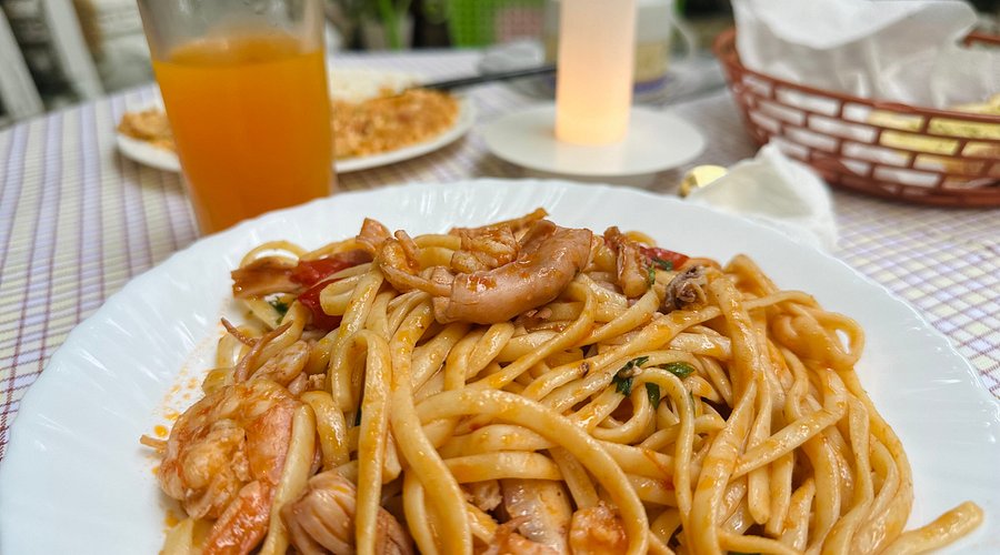 Spaghetti with Seafood